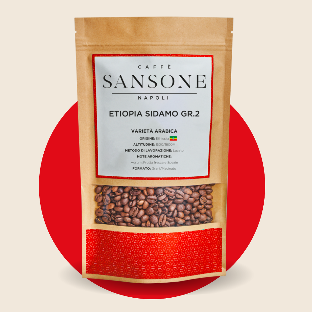 Caffè Etiopia Sidamo Grade 2 - Arabica 100% Alta Quota