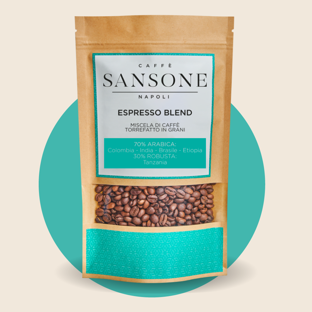 Espresso Blend 70% Arabica 30% Robusta in grani - Caffè Sansone
