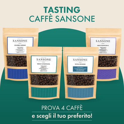 Tasting Box Caffè Sansone - 4 Origini Specialty da 130g | Degustazione Caffè