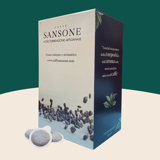 150 Cialde caffè Sansone biodegradabili,  70% Arabica - 30% Robusta