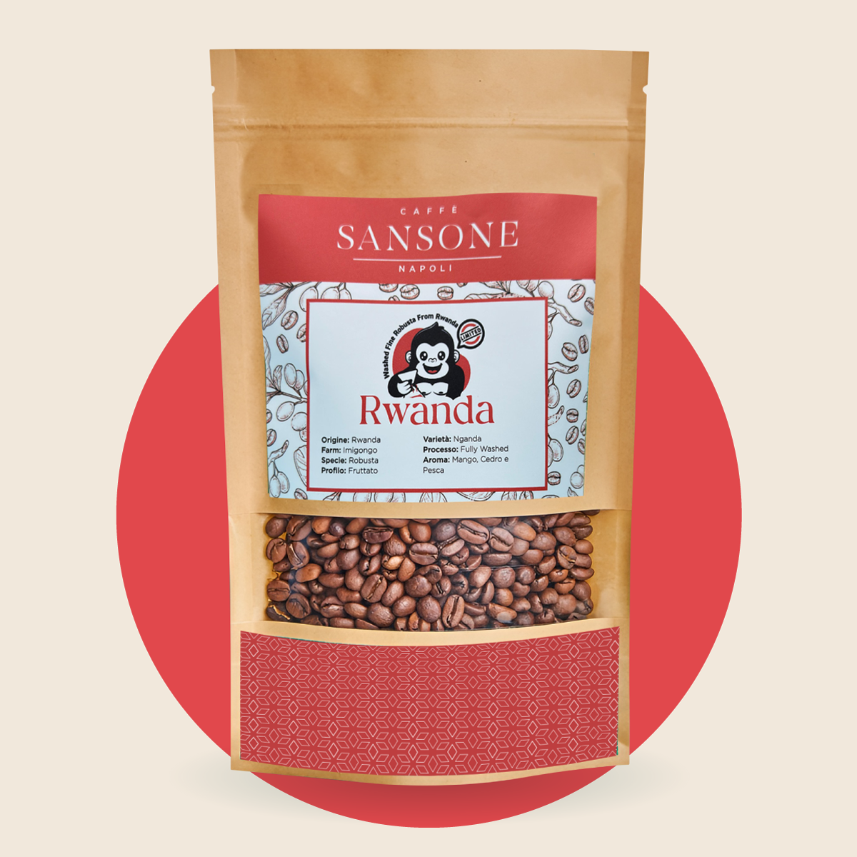 Caffè Rwanda Imigongo - Robusta Specialty Fully Washed